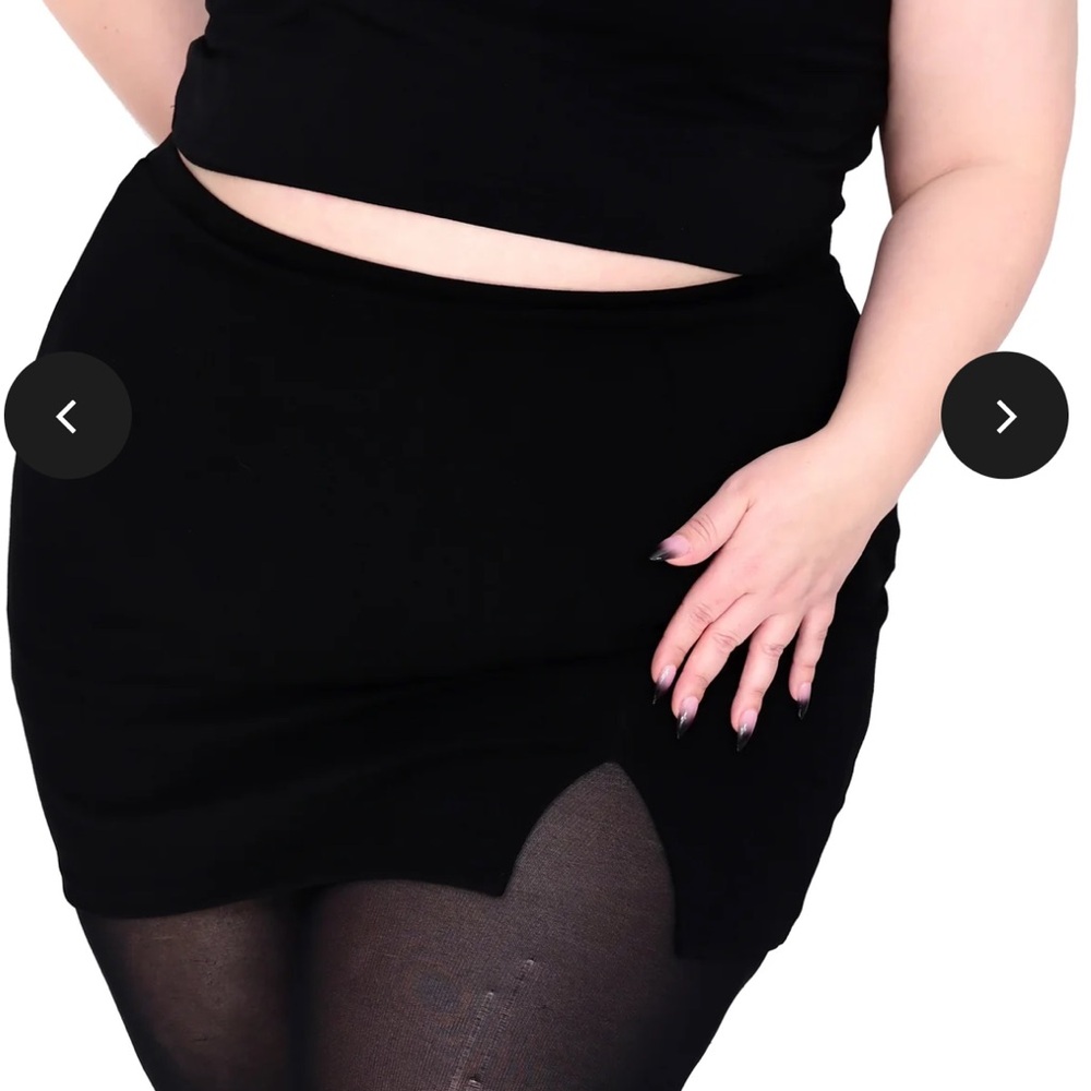 Foxblood Bridget Mini Skirt with Built-in Shorts